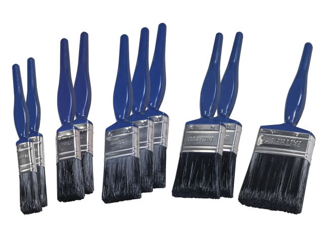 Faithfull Utility Paint Brush Set (10 piece)